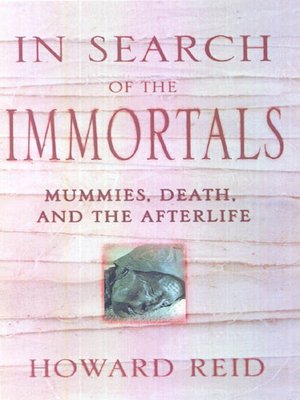cover image of In Search of the Immortals